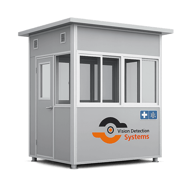 Medical and cooling booth with HVAC