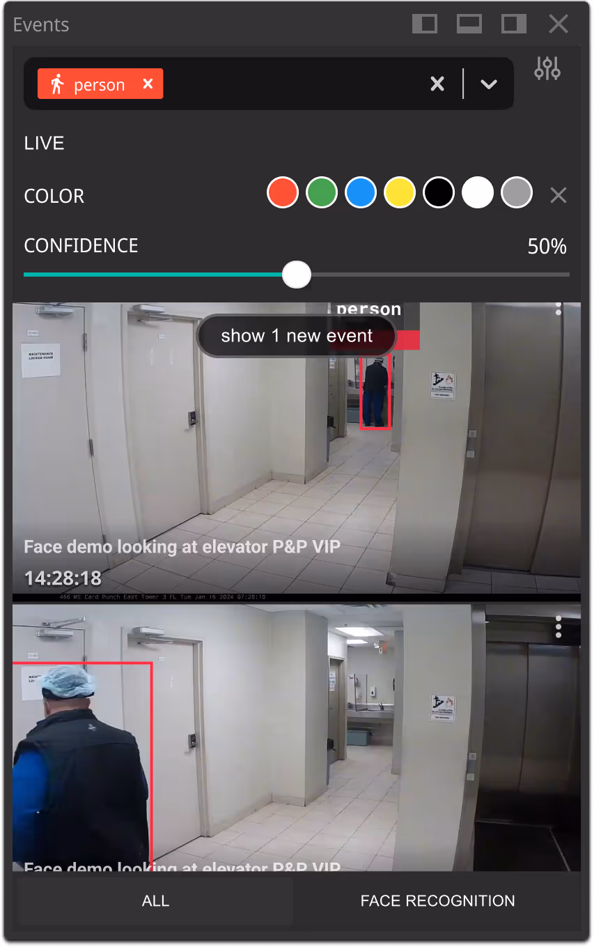Face recognition for public safety access control