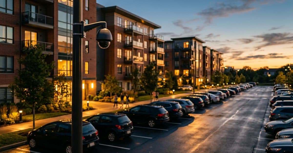 Apartment Complex Security Cameras: A Property Manager's Guide to Lots, Package Theft, and Liability