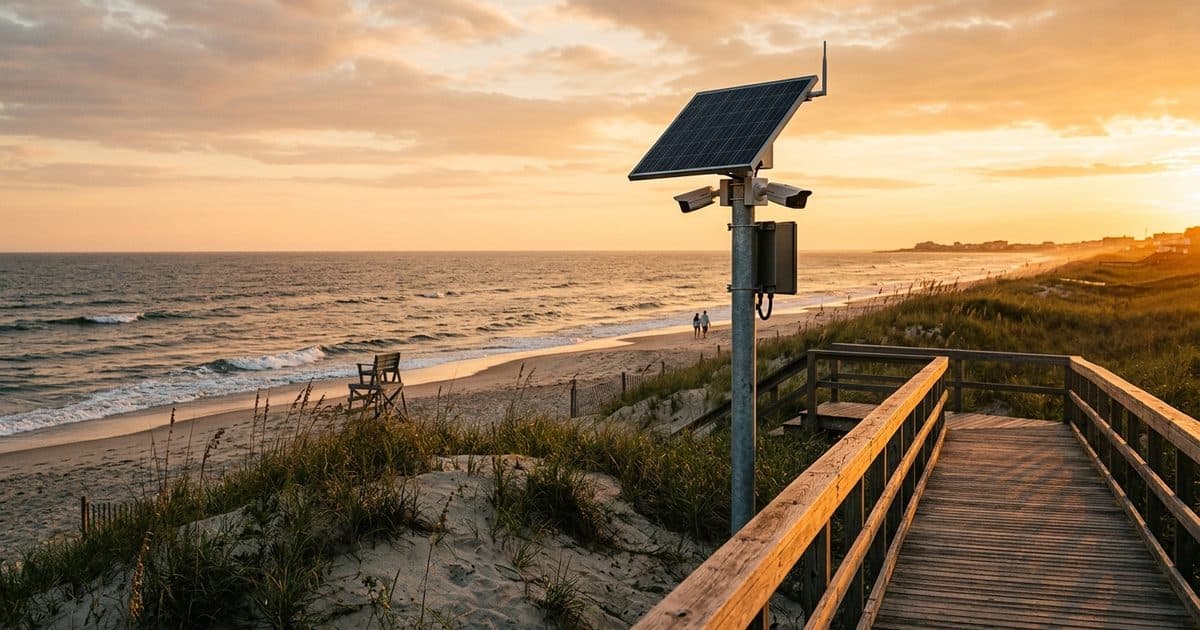 Beach & Coastal Security Cameras: Deterrence Monitoring for Waterfront and Shoreline Sites