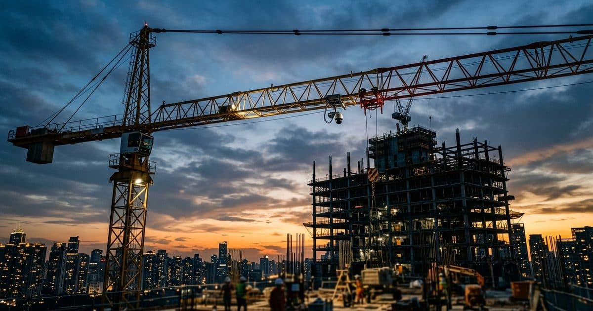 Crane Cameras and Lift-Zone Visibility: Safety Monitoring for Vertical Construction