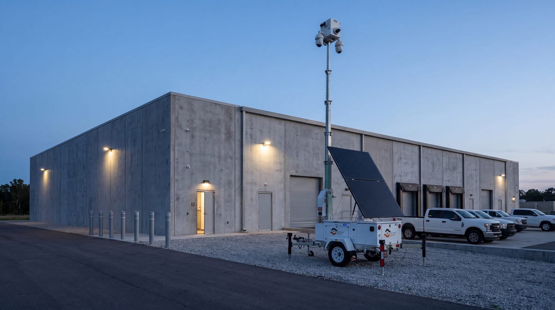Data center perimeter fence