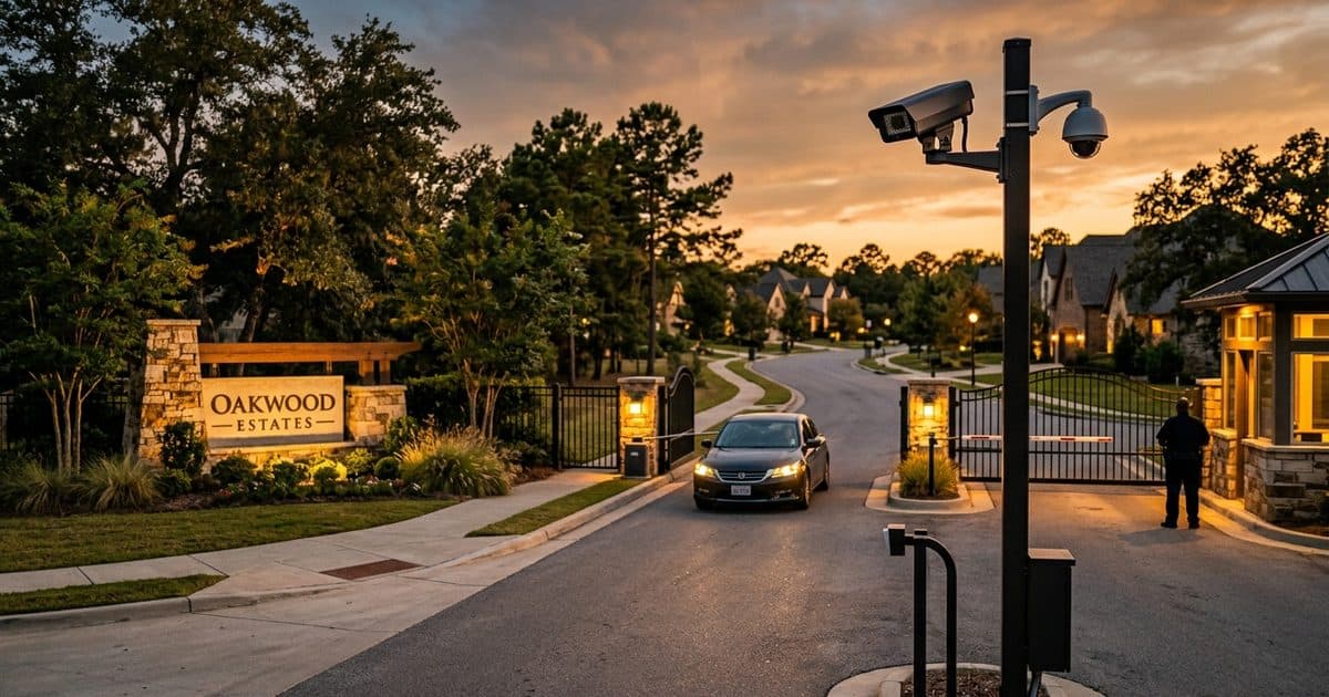 HOA & Community Security Cameras: Coverage Without a Guard at Every Gate