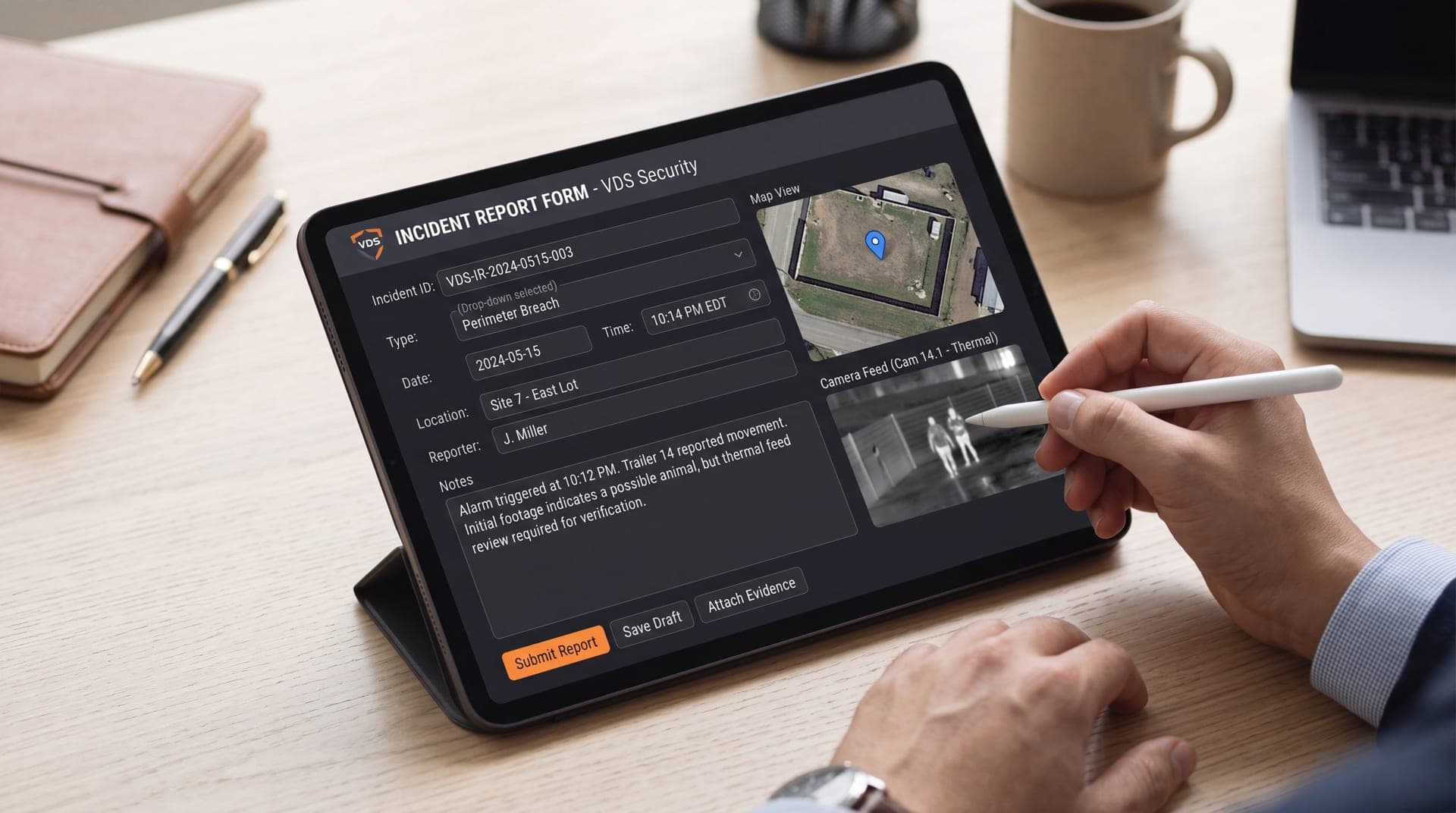 Security Camera Incident Reporting Workflow