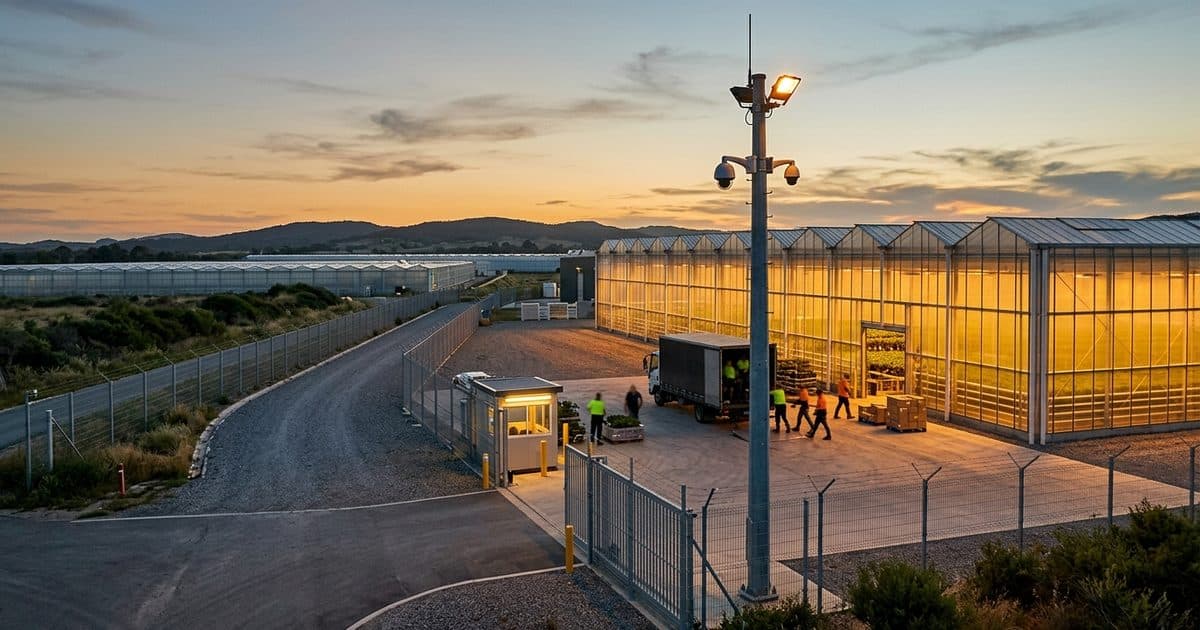 Cannabis & Dispensary site with VDS mobile surveillance