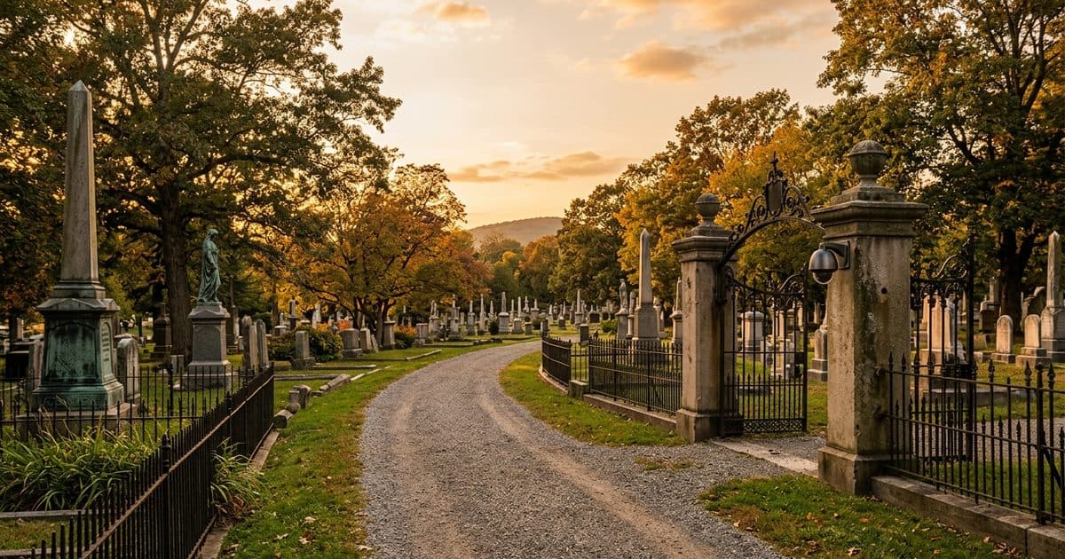 Cemeteries site with VDS mobile surveillance