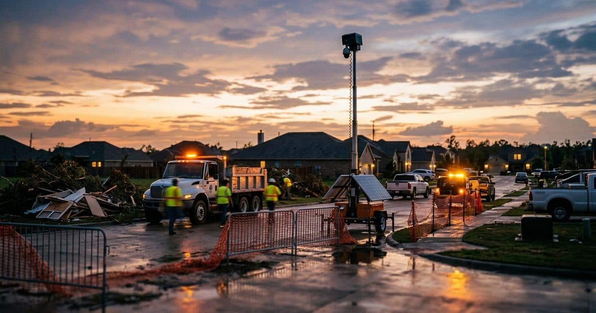 Disaster Recovery site with VDS mobile surveillance