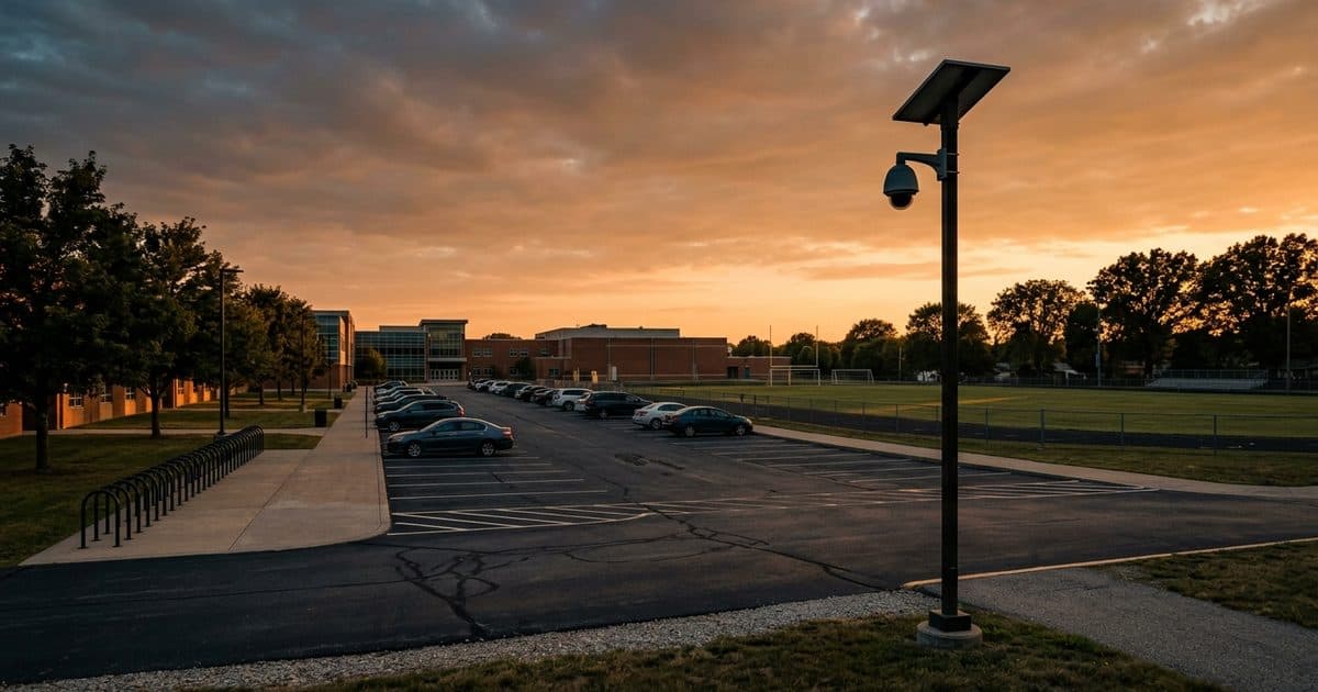 Education & Campus site with VDS mobile surveillance