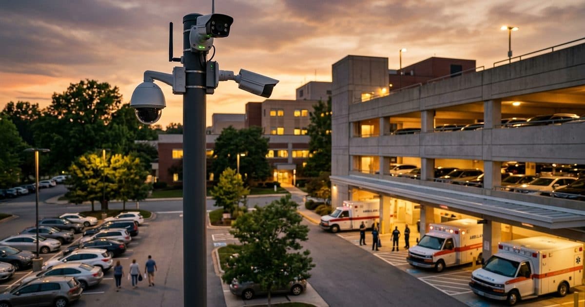 Healthcare & Hospital site with VDS mobile surveillance