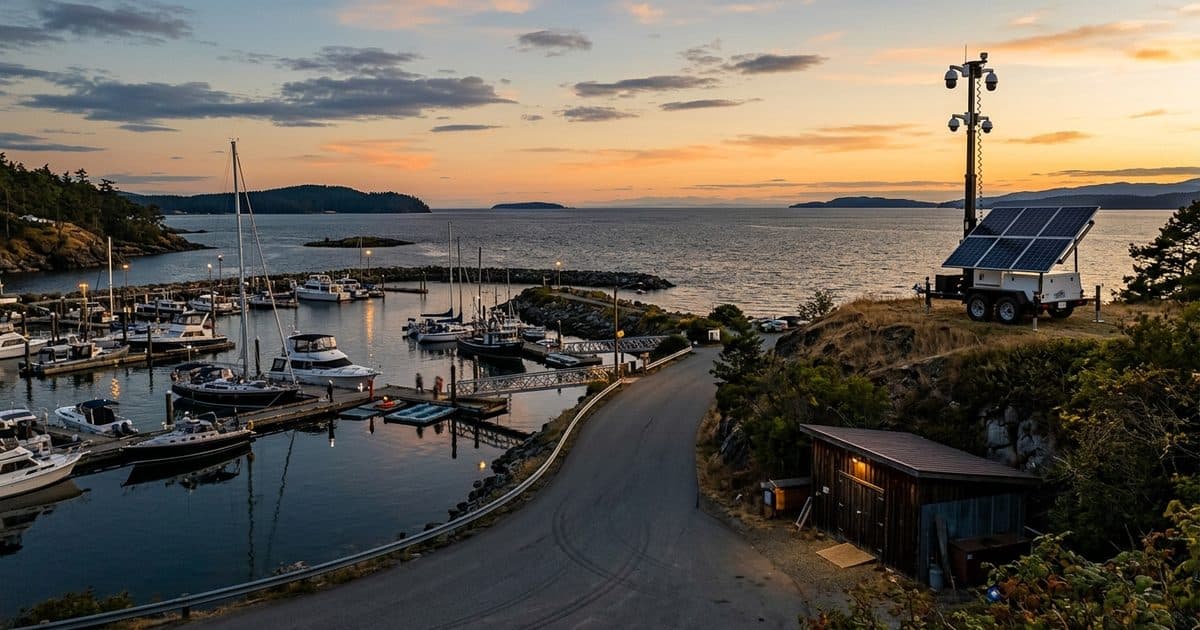 Islands & Off-Grid site with VDS mobile surveillance