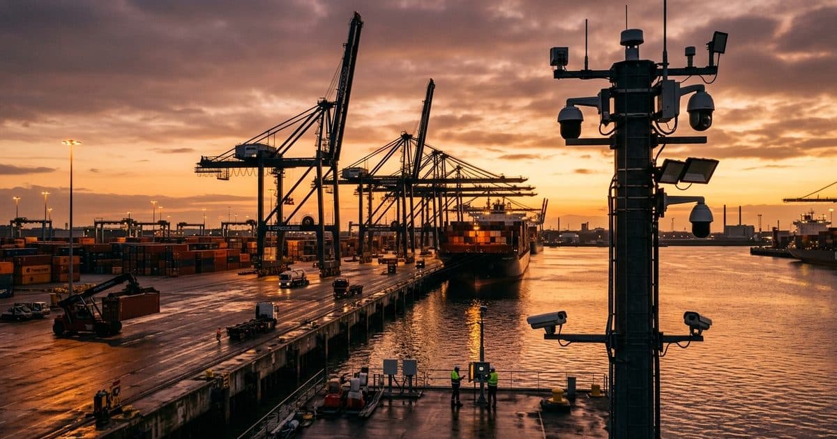 Marinas & Ports site with VDS mobile surveillance