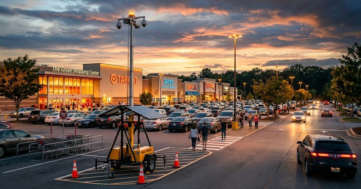 Retail site with VDS mobile surveillance