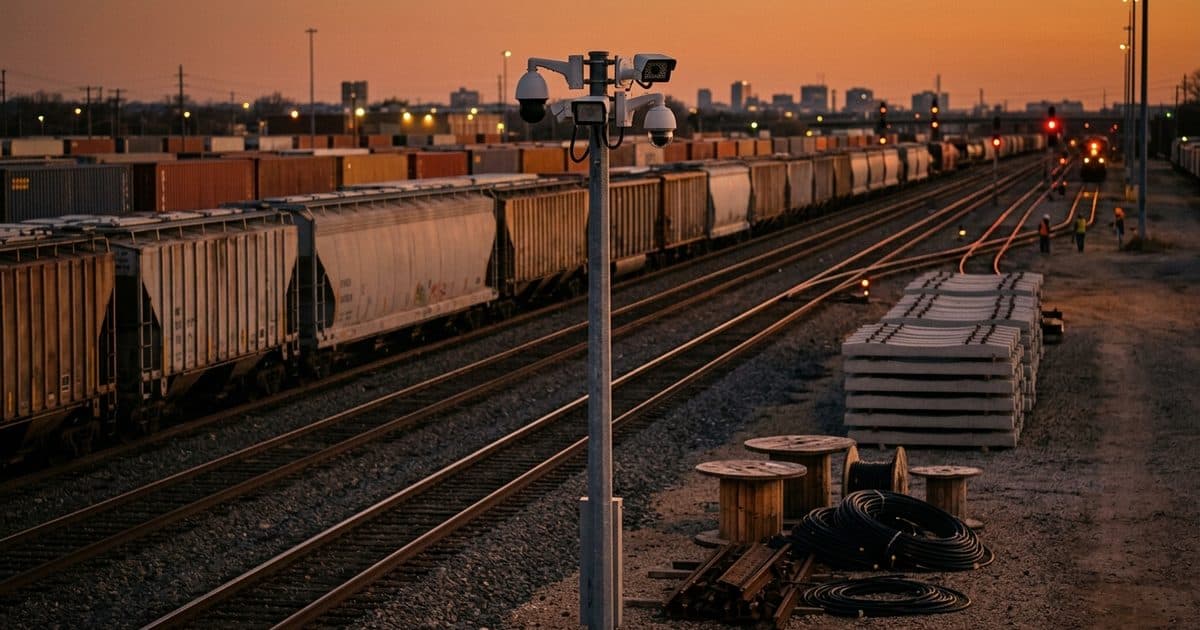 Rail Yard Security: Stopping Copper Theft Without Guards on Miles of Track
