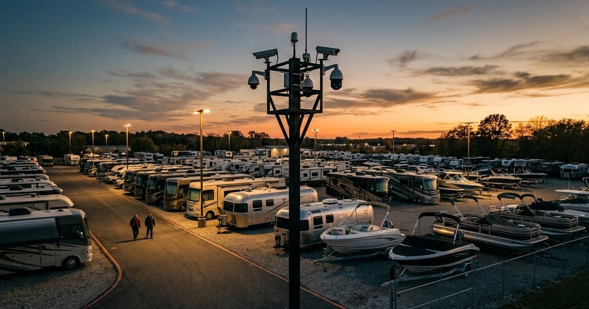 RV & Boat Dealership Security Cameras: Covering the Whole Lot, Not Just the Showroom