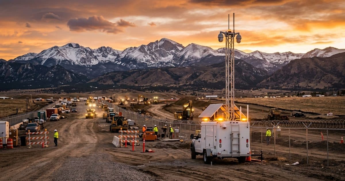 Mobile surveillance trailer deployed in Colorado