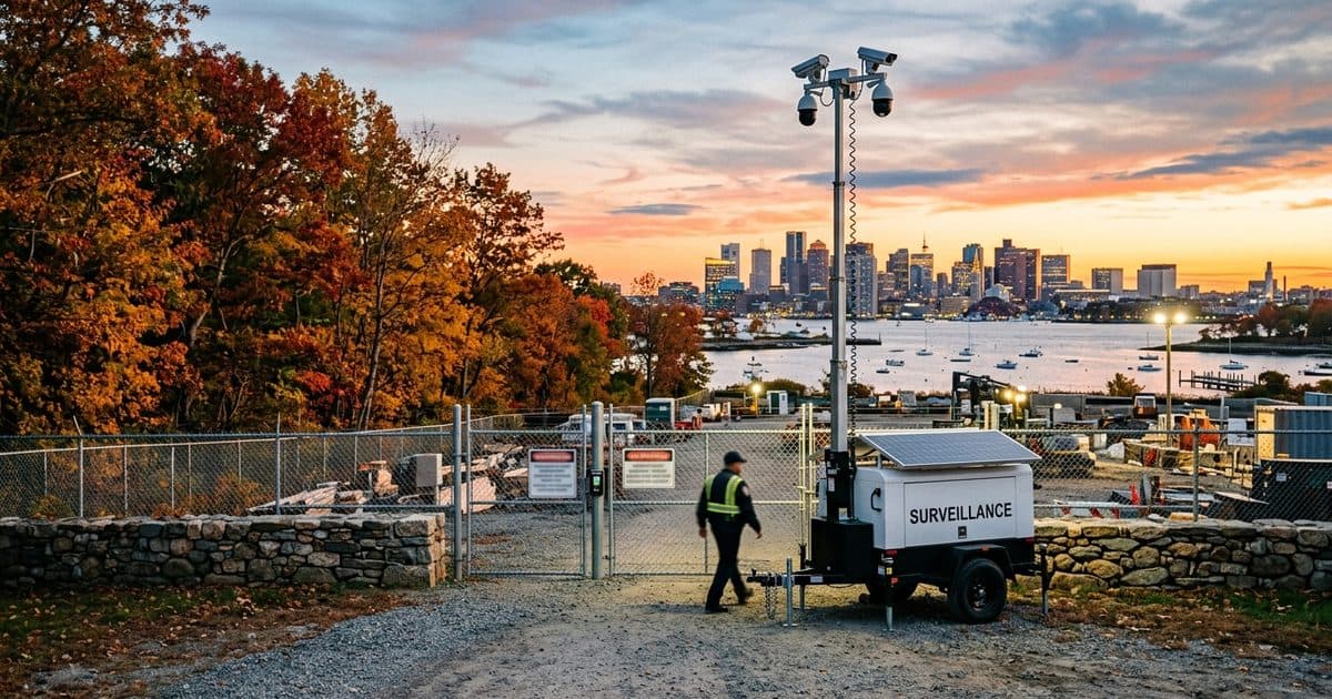 Mobile surveillance trailer deployed in Massachusetts