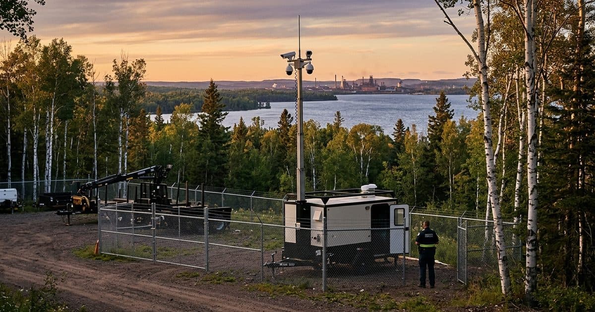 Mobile surveillance trailer deployed in Minnesota