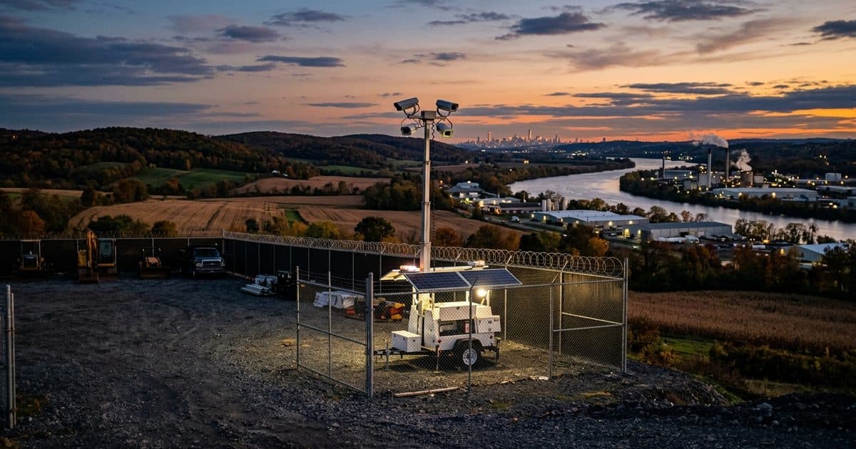 Mobile surveillance trailer deployed in New York
