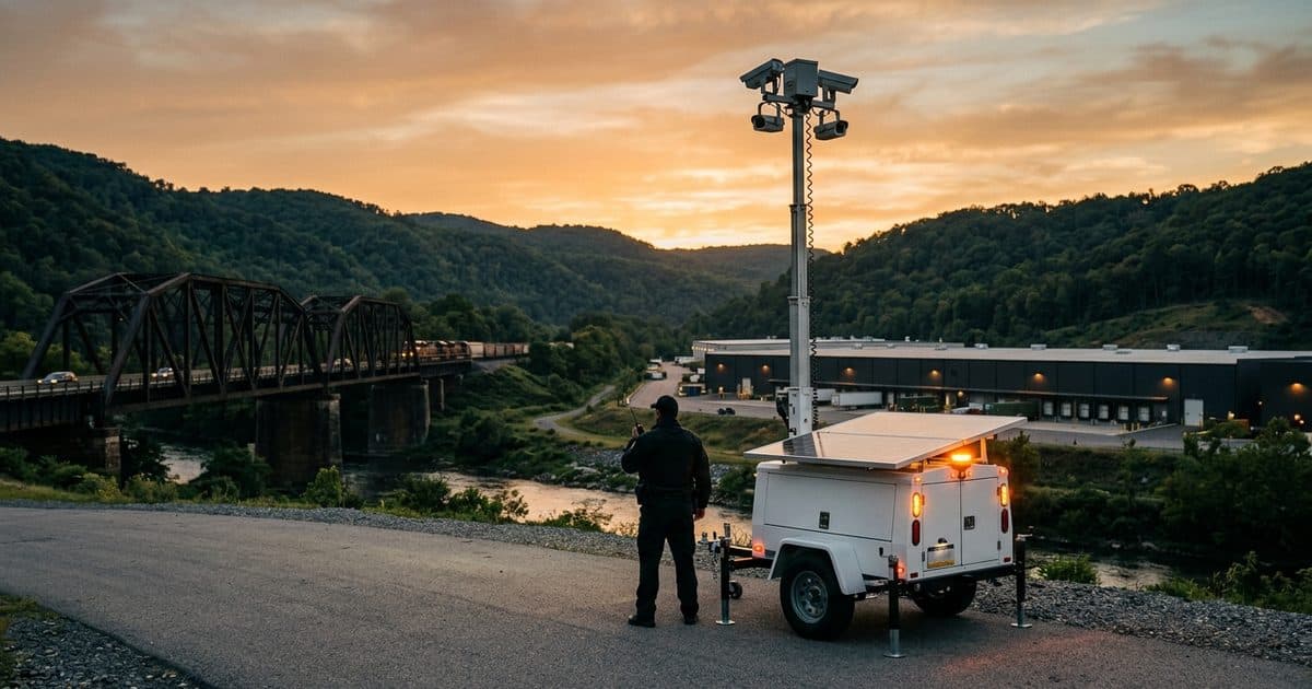 Mobile surveillance trailer deployed in Pennsylvania