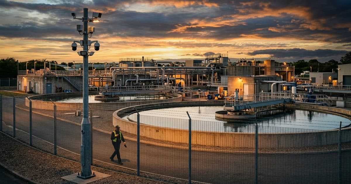 Water Treatment Security Cameras: Covering the Plant and Every Unmanned Site Behind It