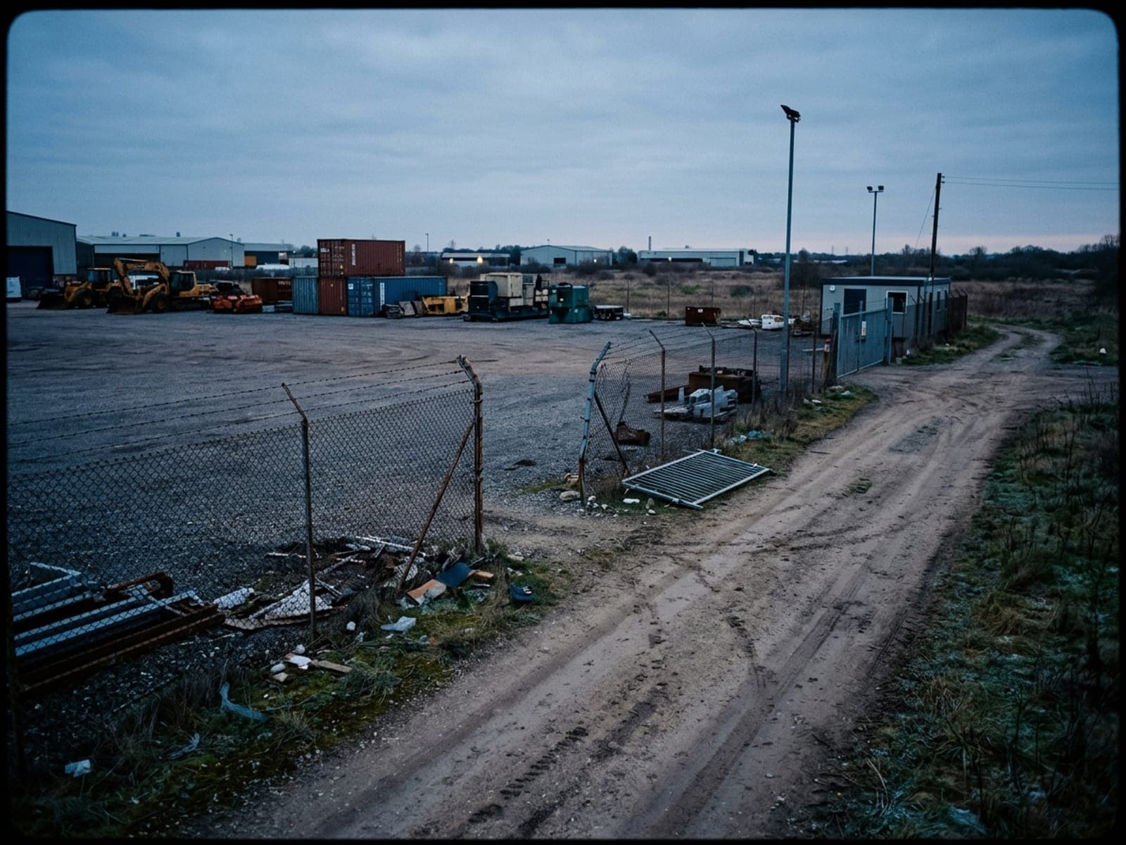 Trespass and property damage risk area at a border & perimeter site