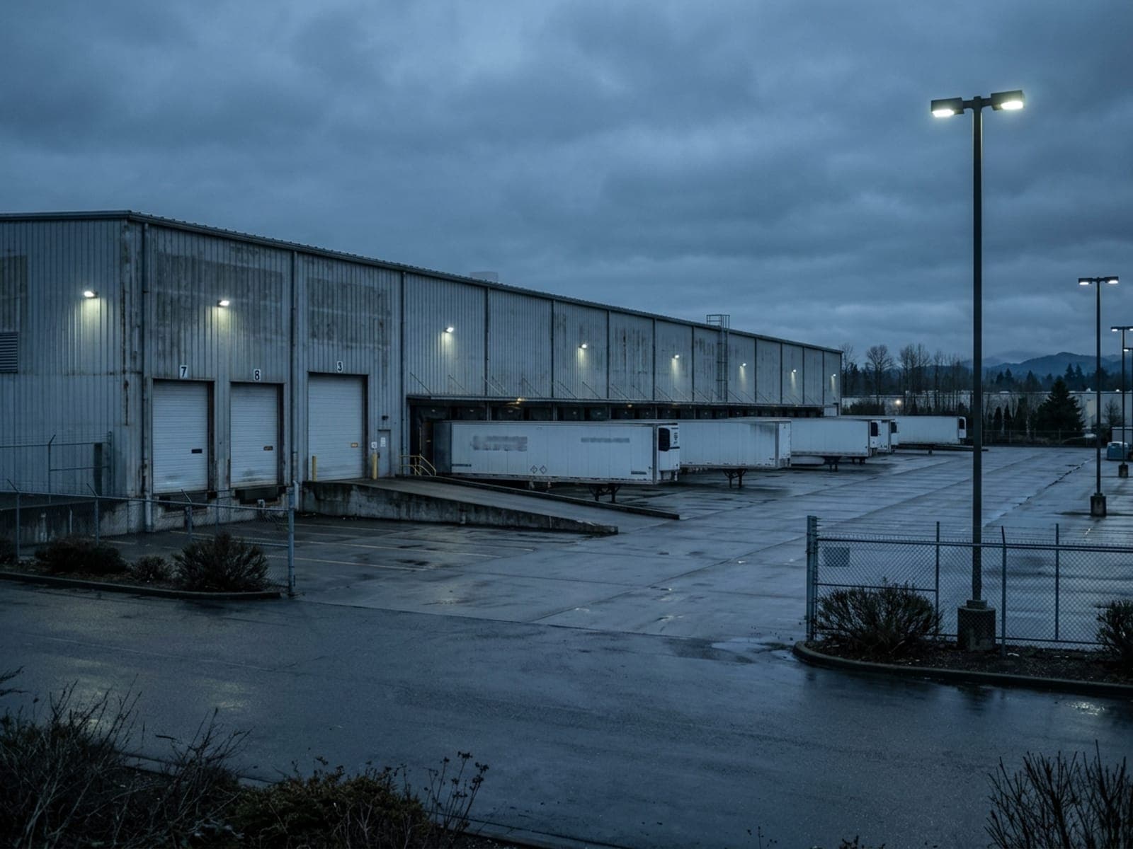 Unauthorized access and food-safety tampering risk area at a cold storage site