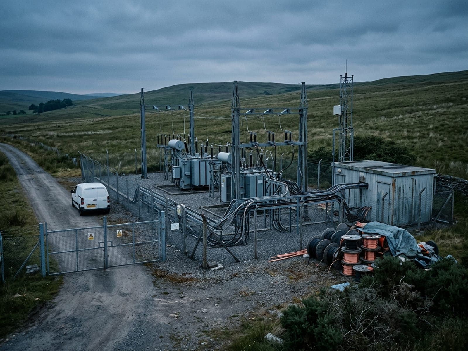 Copper & metal theft risk area at a critical infrastructure site