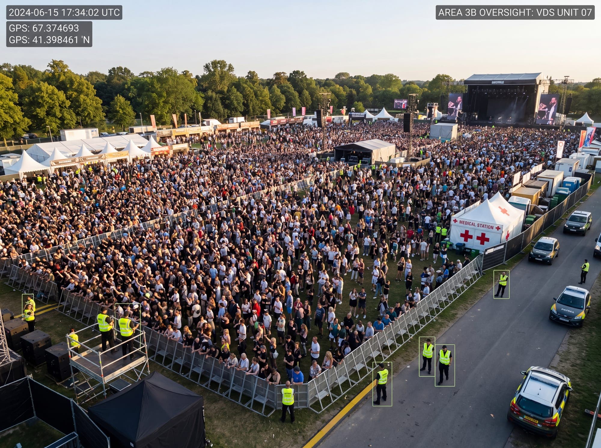 Crowd safety at event