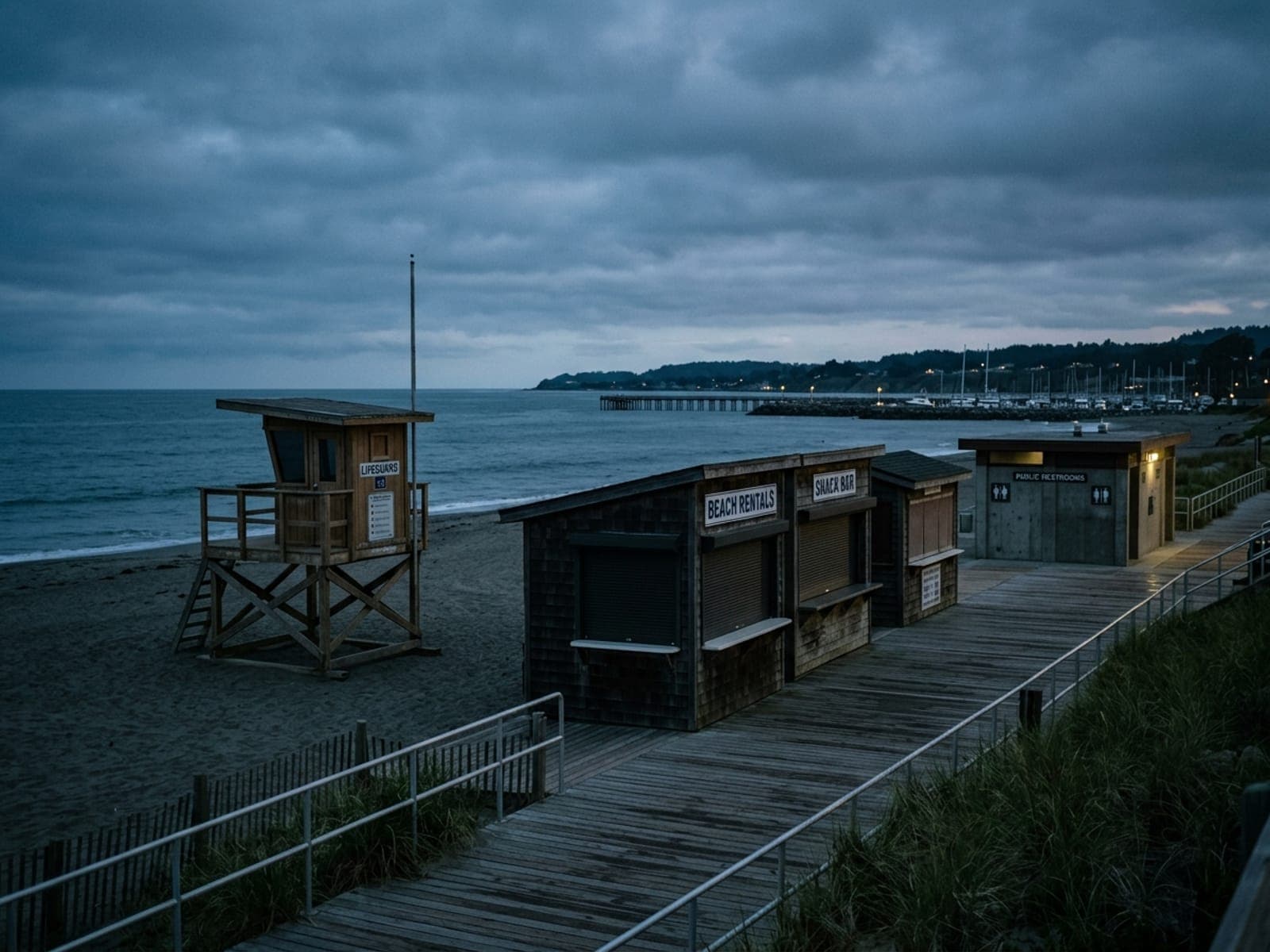 Break-ins to waterfront structures risk area at a coastal & waterfront site