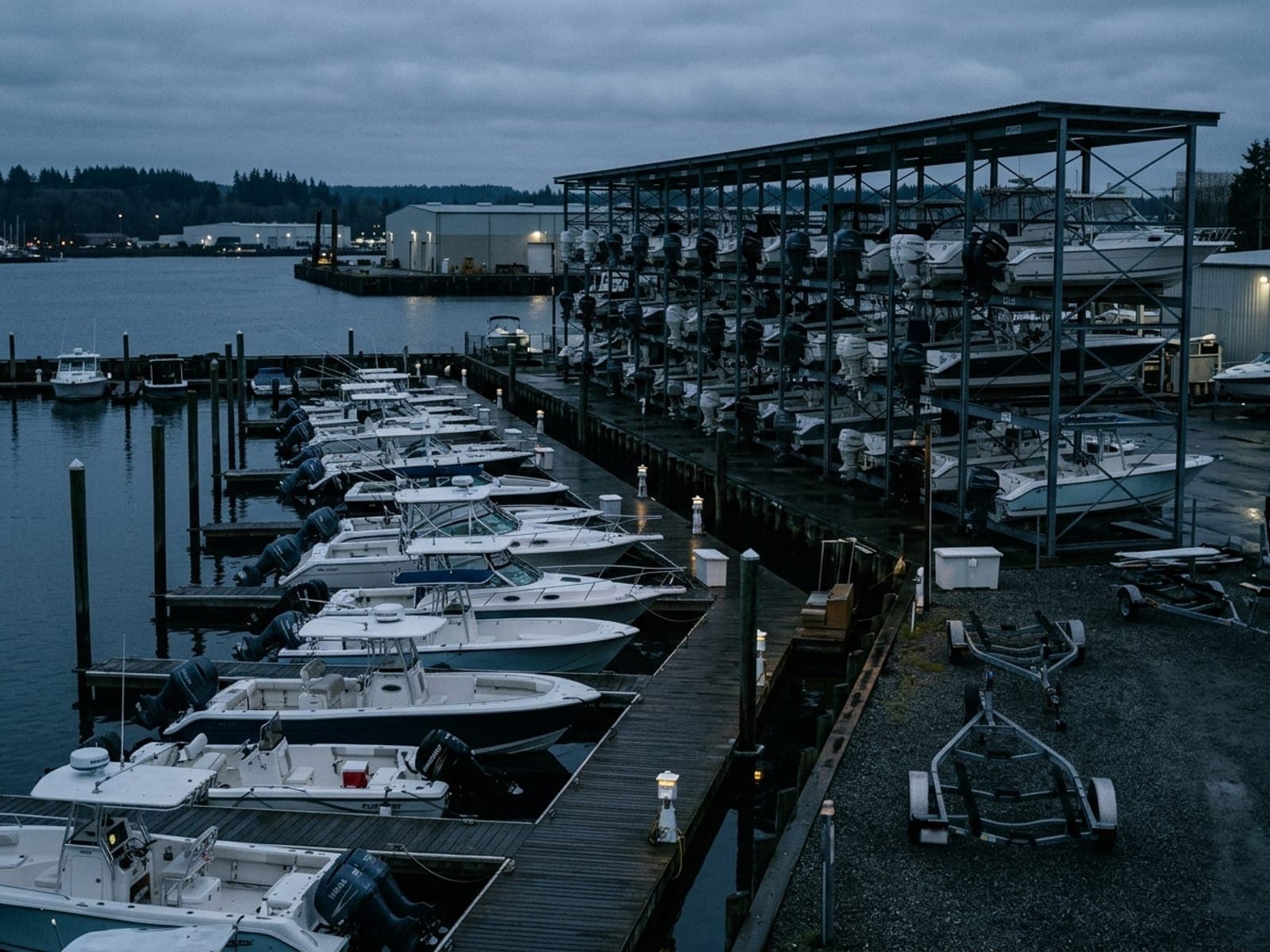 Boat, motor & electronics theft risk area at a marinas & ports site