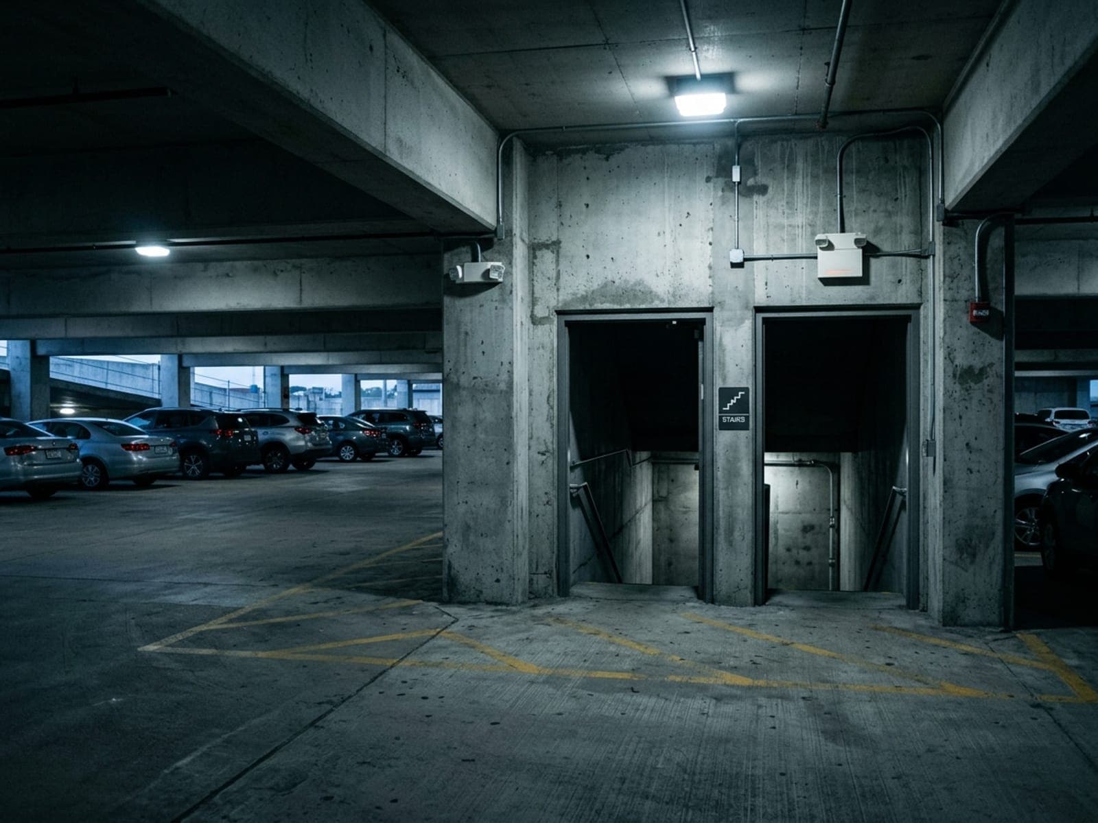 Assault & personal safety risk area at a parking & garage site