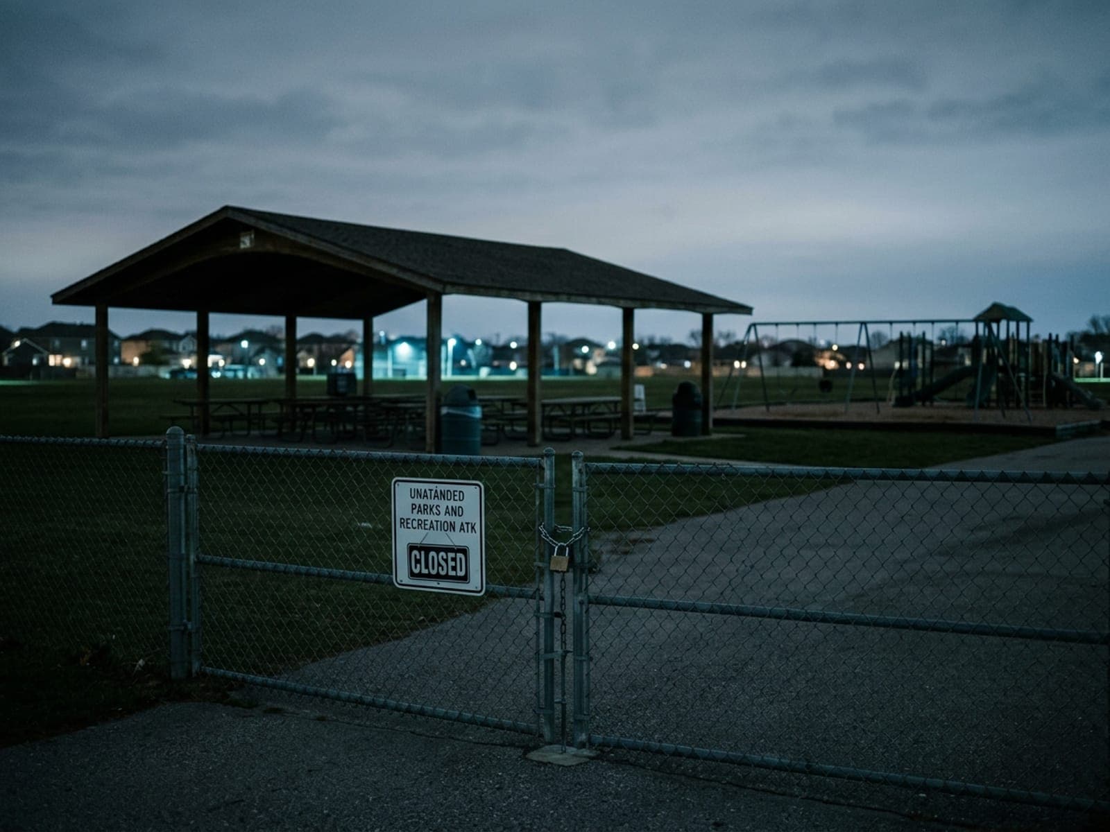After-hours trespass and parties risk area at a parks & recreation site