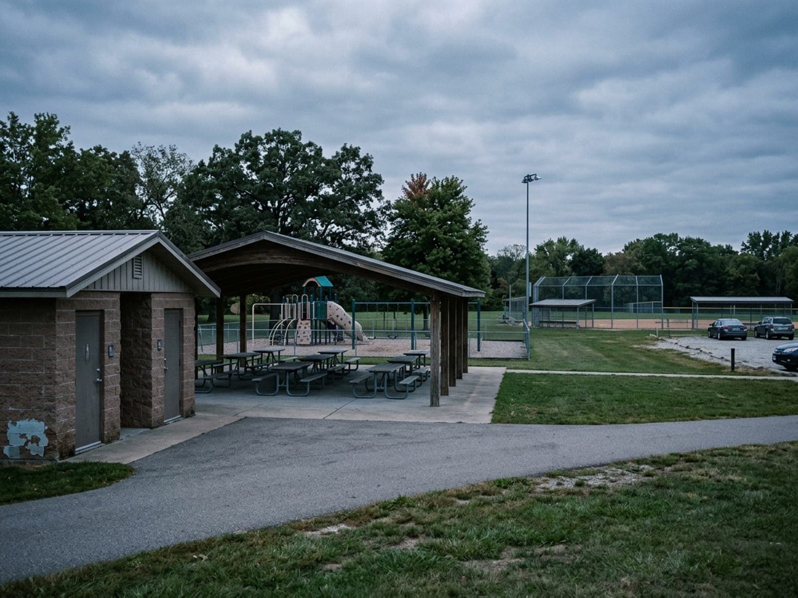 Vandalism and graffiti risk area at a parks & recreation site