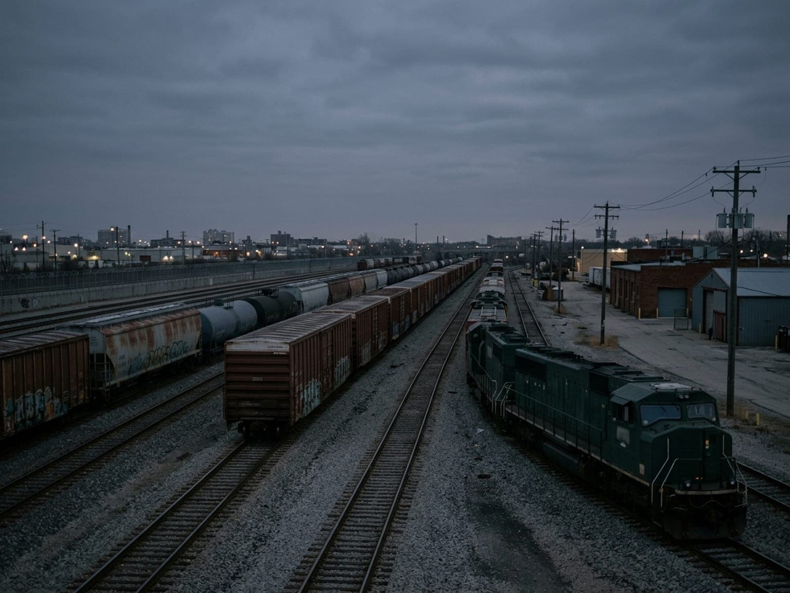 Vandalism and graffiti on rolling stock risk area at a rail & transit site