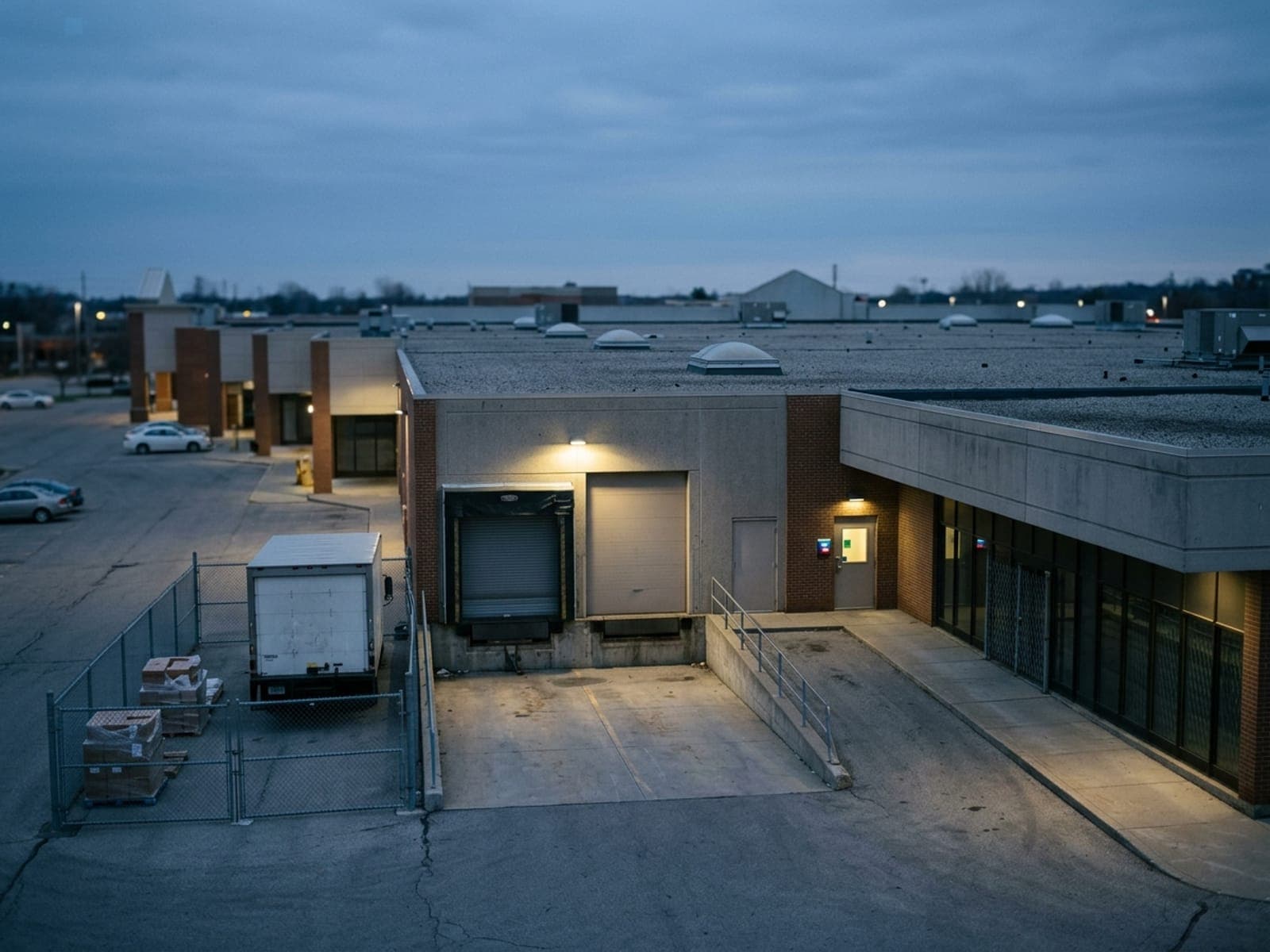 After-hours break-ins risk area at a retail site