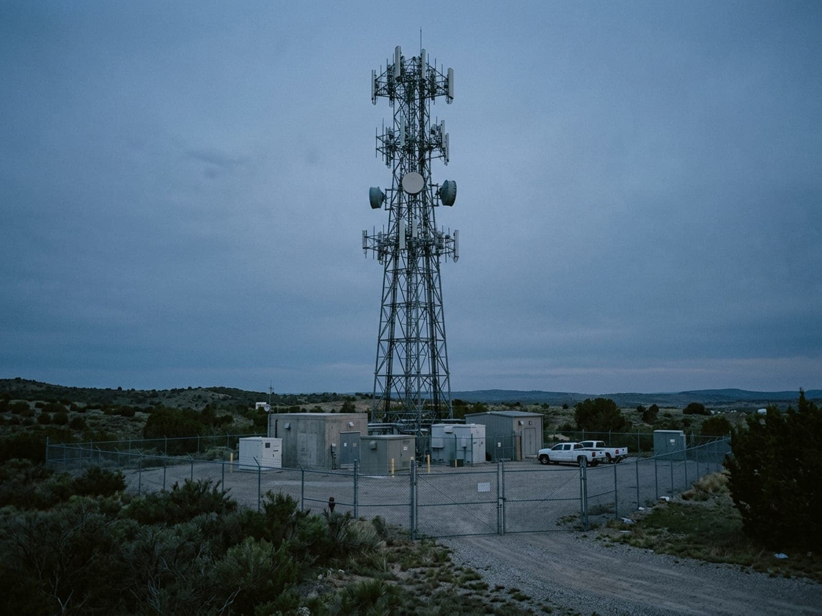 Unauthorized tower climbing risk area at a telecom & towers site