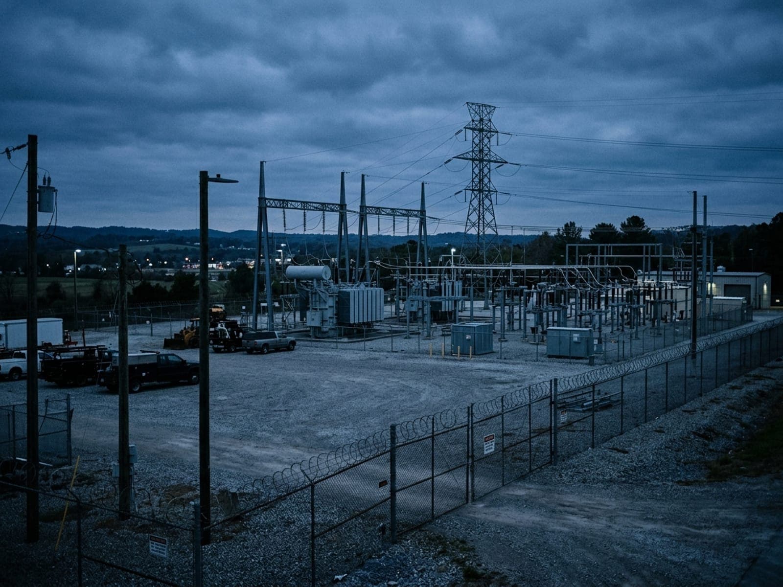 NERC CIP-014 gaps risk area at a utility site