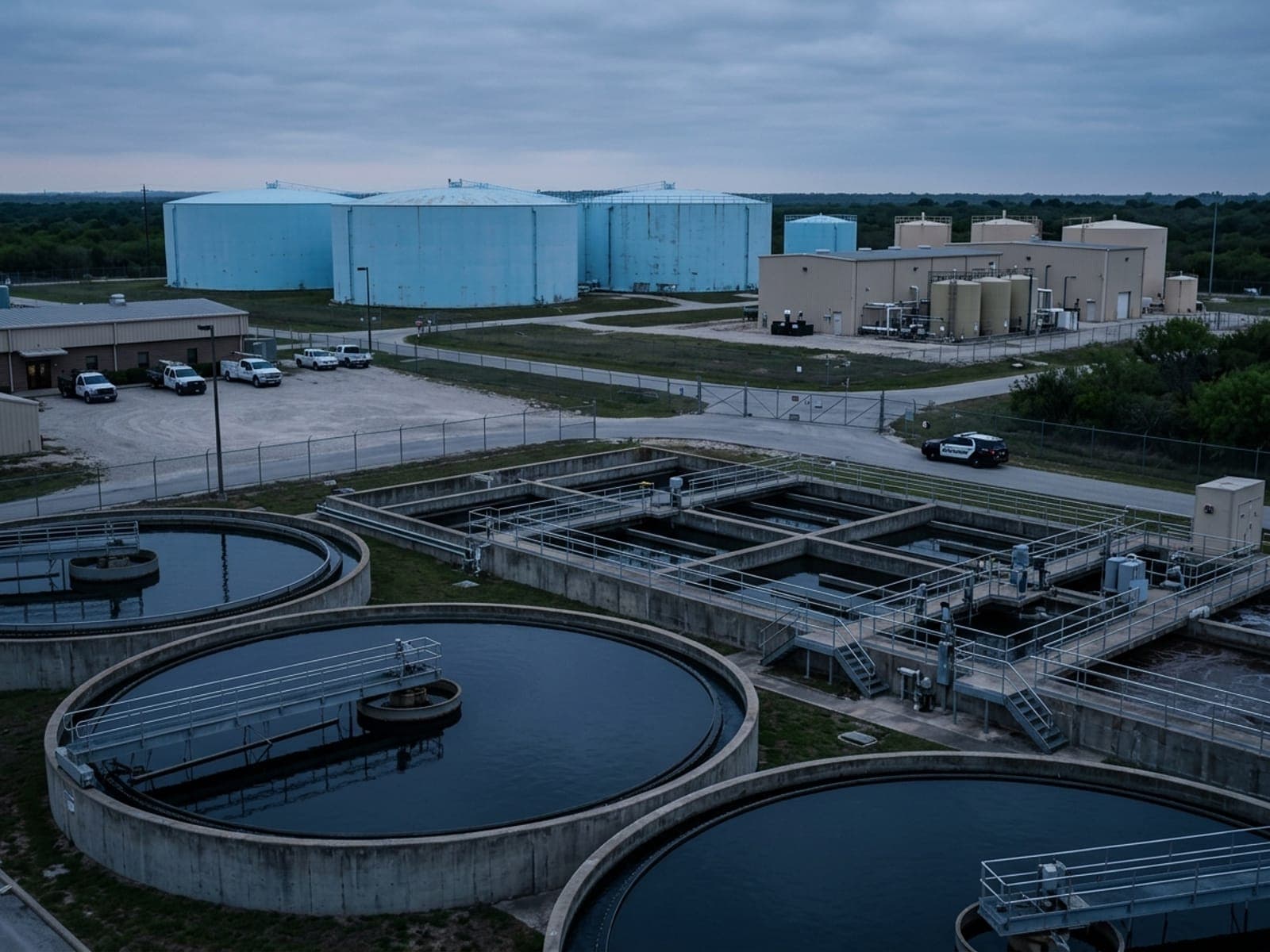 Tampering at treatment and storage risk area at a water & wastewater site