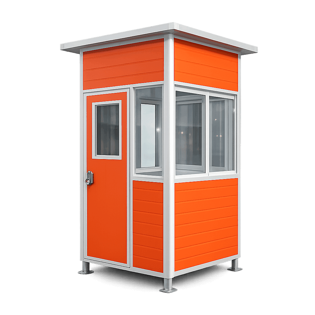 VDS weatherproof steel security booth