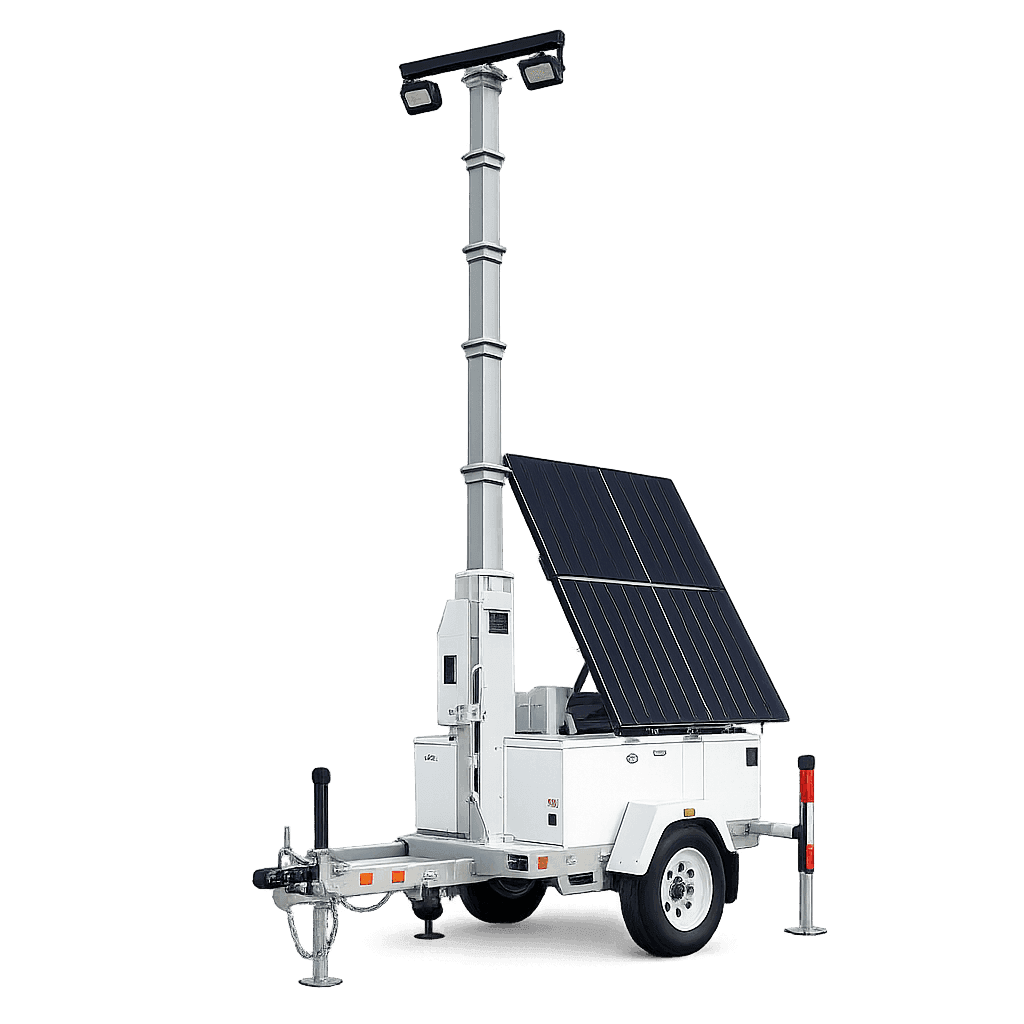 VDS mobile solar lighting trailer