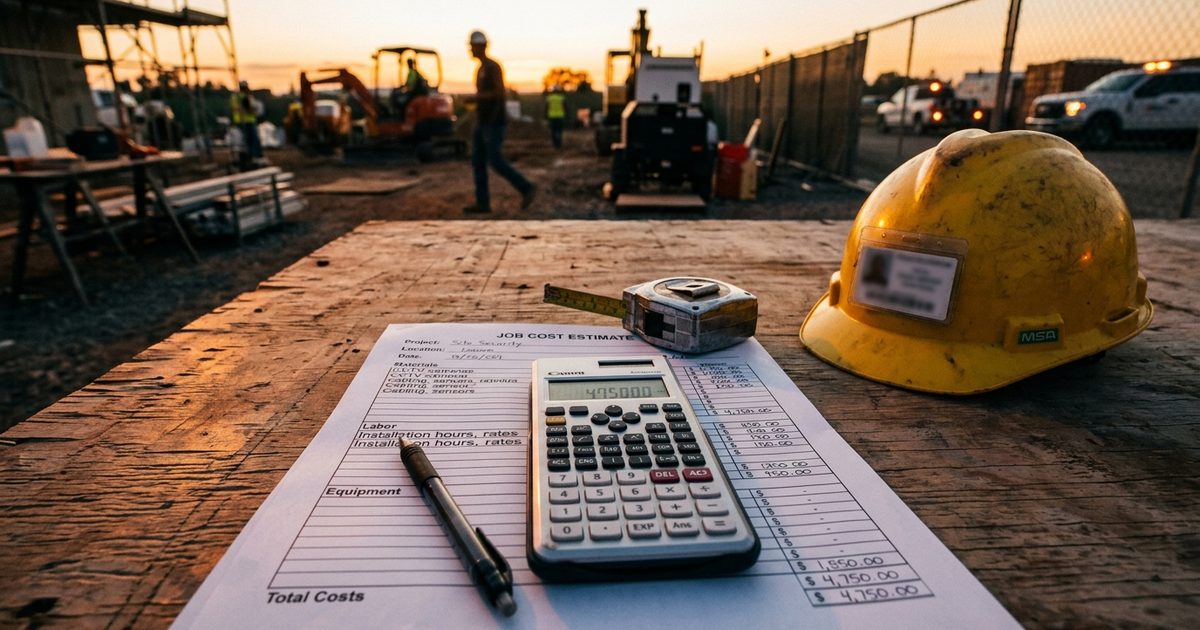 Working the 2026 jobsite security numbers