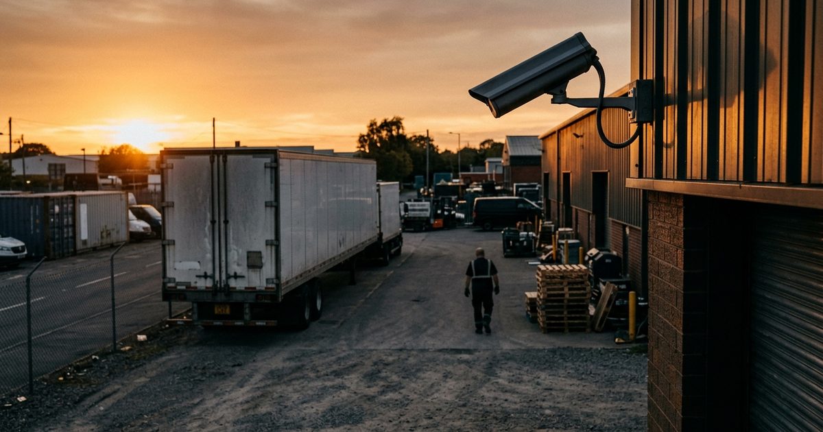 Trailer and fixed camera covering one yard